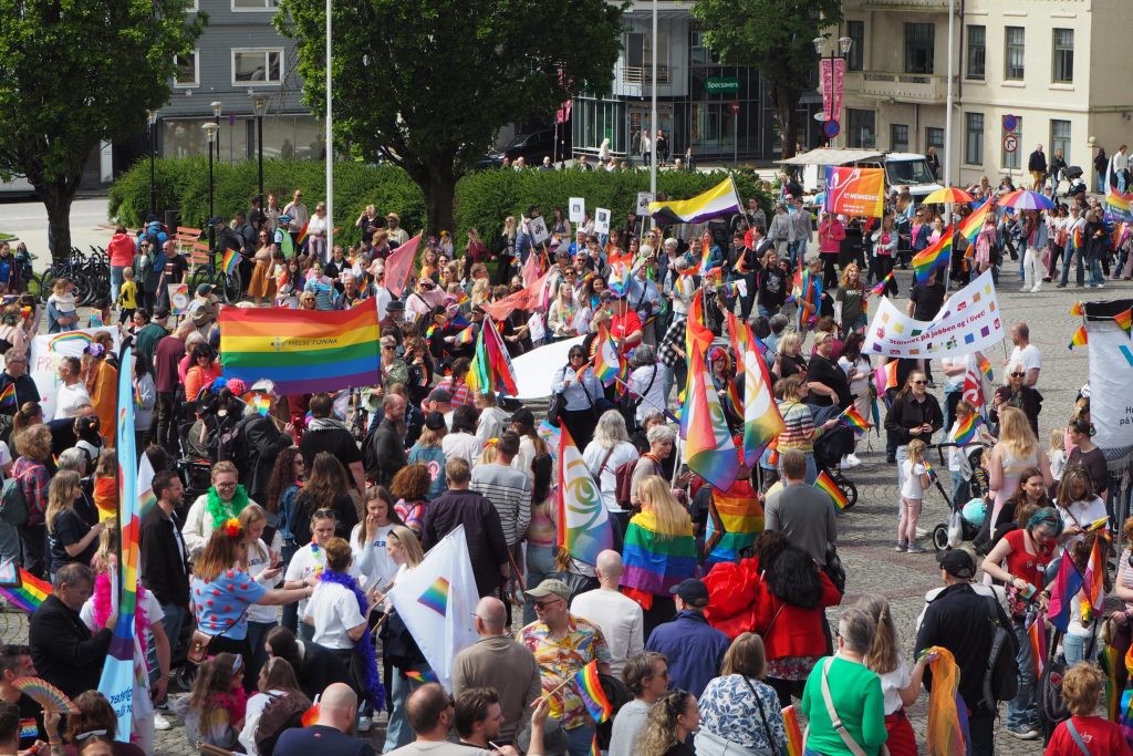 Fra Pride-paraden i Haugesund 2026