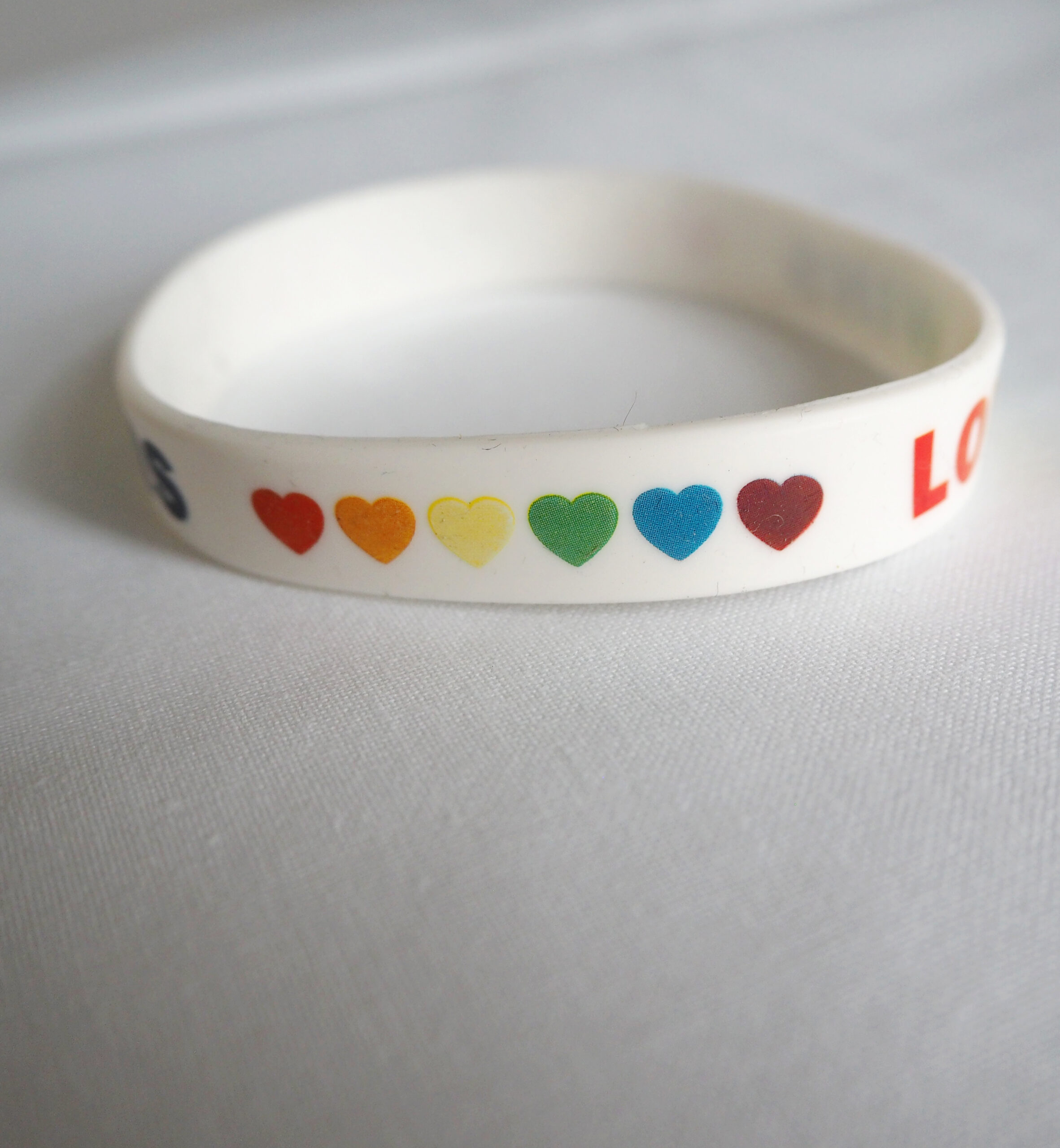 Silikonarmbånd: LOVE WINS - Bilde 2